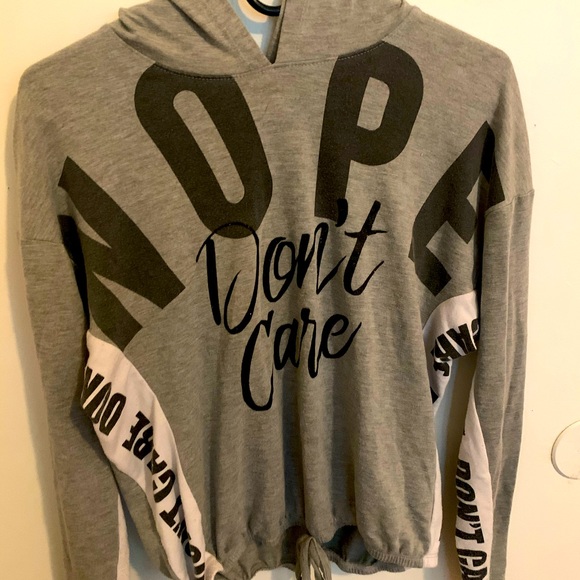 Nope don’t care hoodie shirt - Picture 1 of 4